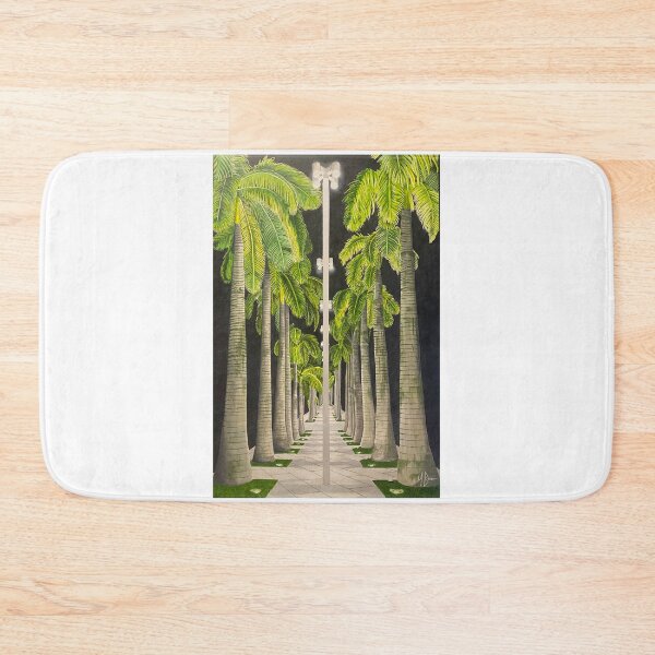 Item preview, My Acrylic Painting of Palm Trees at Marina Bay, Singapore designed and sold by mikzart.