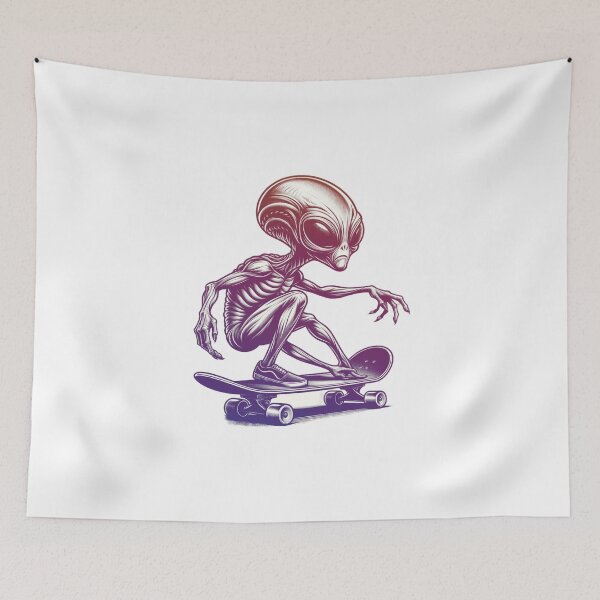 Item preview, "Cosmic Grind: Alien Skater" designed and sold by sp0OkyACTIoN.