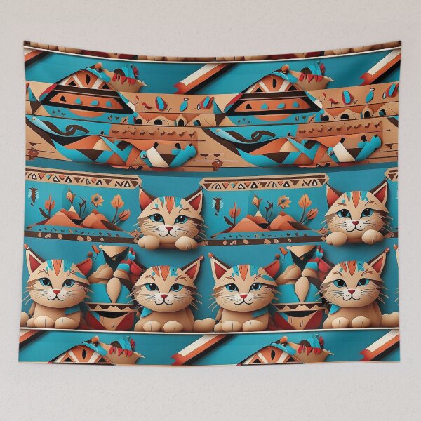 Item preview,  cat pattern designed and sold by Ryslissa.