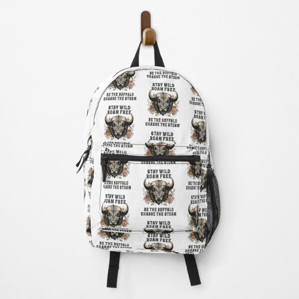 Item preview, stay wild roam free be the buffalo charge the storm designed and sold by hichametta.