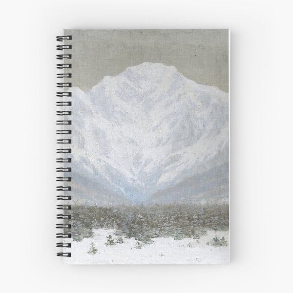 Item preview, The high tatras in winter alpine mountain snow-covered landscape oil painting by Ferdinand Katona designed and sold by Jéanpaul  Ferro.