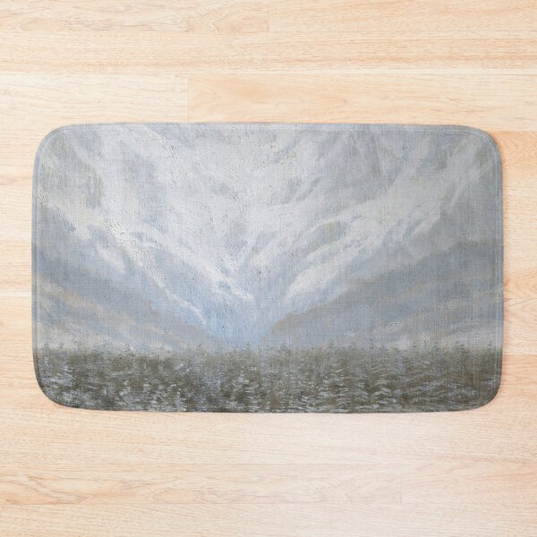 Item preview, The high tatras in winter alpine mountain snow-covered landscape oil painting by Ferdinand Katona designed and sold by Jéanpaul  Ferro.