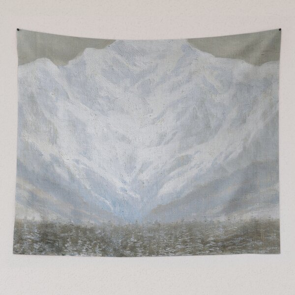Item preview, The high tatras in winter alpine mountain snow-covered landscape oil painting by Ferdinand Katona designed and sold by Jéanpaul  Ferro.