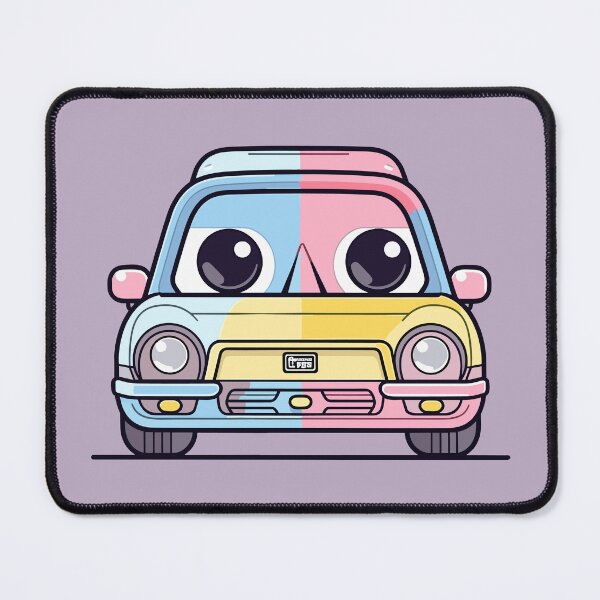 Item preview, Car Bliss: Colorful Kawaii Commute designed and sold by DigitalGraphic1.