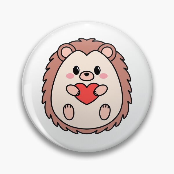 Item preview, Cute Brown Hedgehog Stickers Design For Kids designed and sold by AkaReddie94.