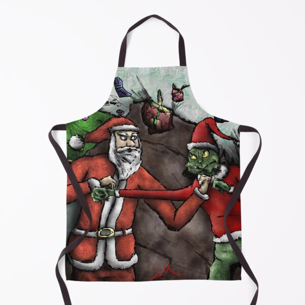 Item preview, Santa Claus Vs The Grinch designed and sold by DMDigitalManus.