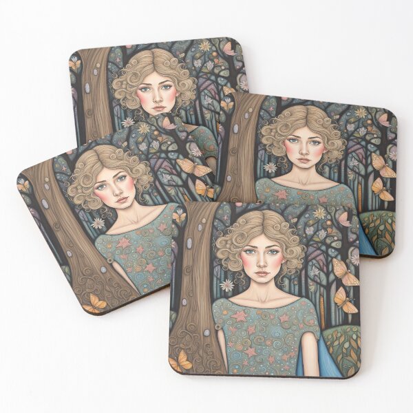 Item preview, Rosamund Pike as a fairy in the woods designed and sold by Colin Bentham.