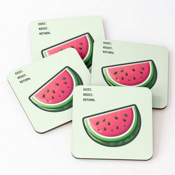 Item preview, Watermelon Exist Resist Return Free Palestine  designed and sold by Slice Of Seed.