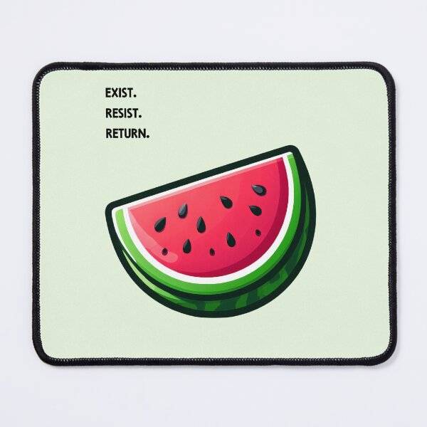 Item preview, Watermelon Exist Resist Return Free Palestine designed and sold by Slice Of Seed.