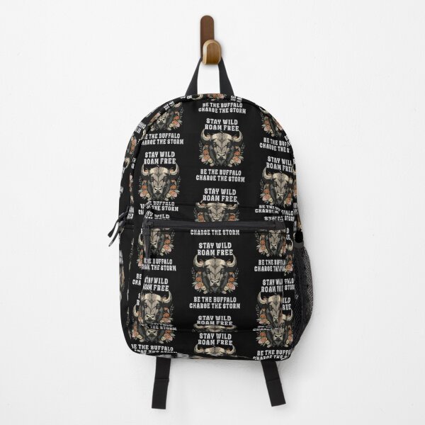 Item preview, stay wild roam free be the buffalo charge the storm designed and sold by hichametta.