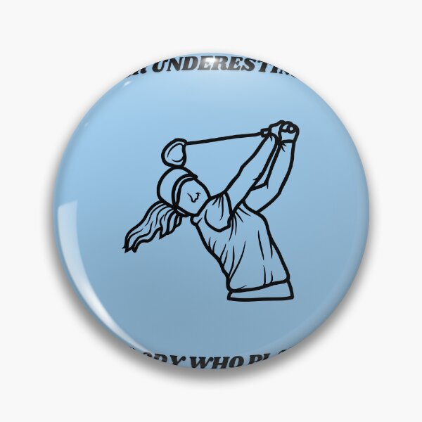 Item preview, Never Underestimate An old Lady Who Plays Golf - Lady Plays Golf - Women Plays Golf Poster designed and sold by CYGIS STORE.