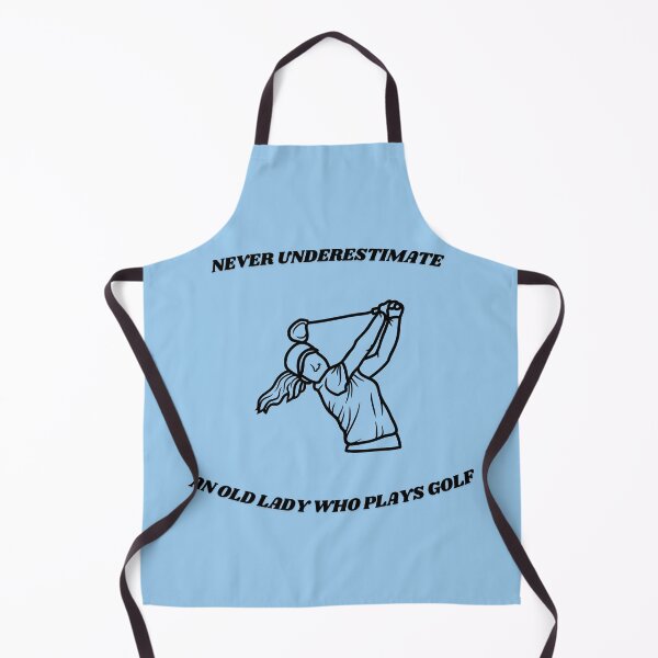 Item preview, Never Underestimate An old Lady Who Plays Golf - Lady Plays Golf - Women Plays Golf Poster designed and sold by CYGIS STORE.