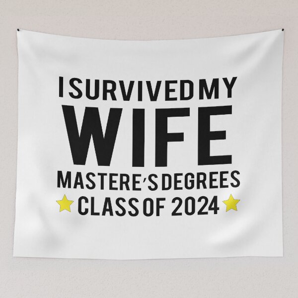 Item preview, Master Degree Graduation CLASS OF 2024 designed and sold by Fateh-Kro ⭐⭐⭐⭐⭐.