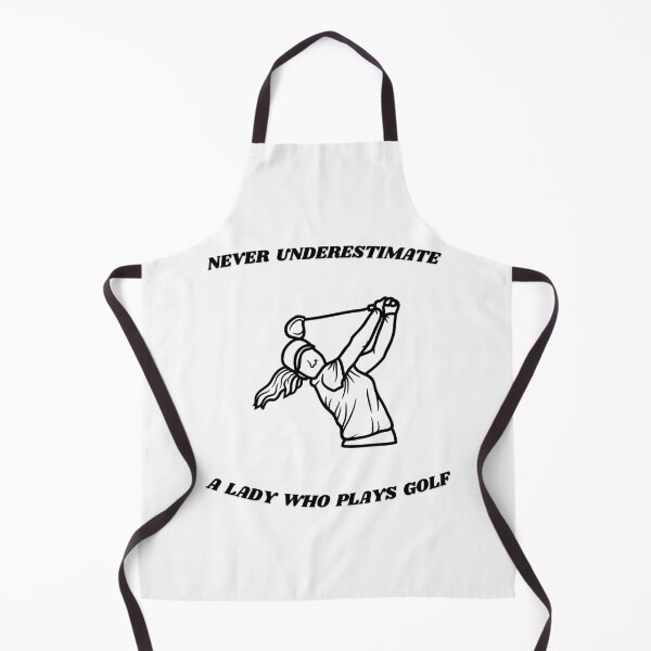 Item preview, Never Underestimate A Lady Who Plays Golf - Lady Plays Golf - Women Plays Golf Poster designed and sold by CYGIS STORE.