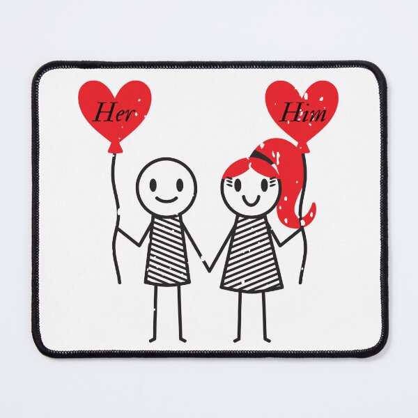 Item preview, Valentines Couple Love Balloons designed and sold by BAZART-CREATION.