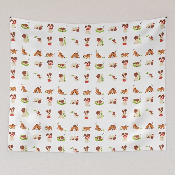 Item preview, Cute puppies playing full of love designed and sold by huape.