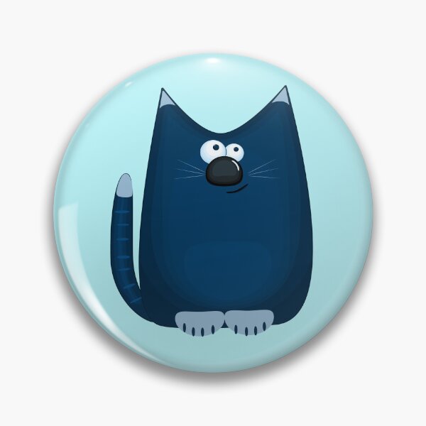 Item preview, Funny blue kitten. designed and sold by Kajaniko.