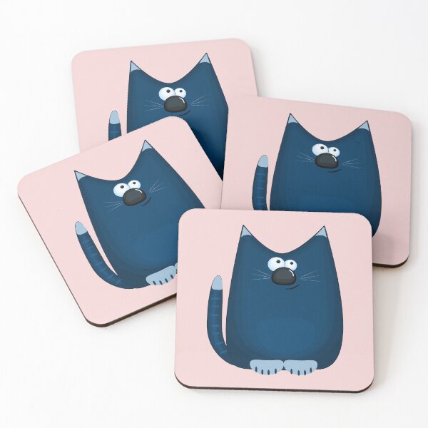 Item preview, Funny blue kitten. designed and sold by Kajaniko.