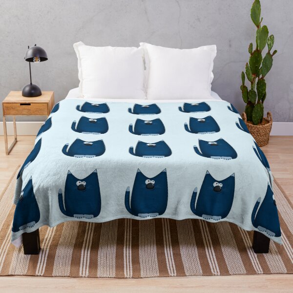 Item preview, Funny blue kitten. designed and sold by Kajaniko.