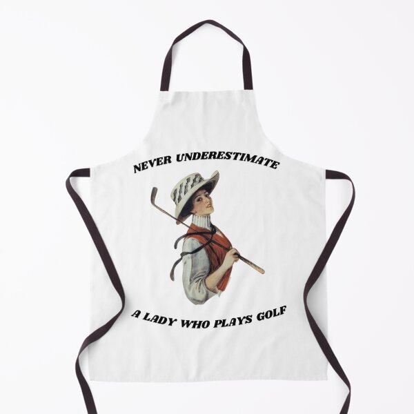 Item preview, Never Underestimate A Lady Who Plays Golf - Lady Plays Golf - Women Plays Golf Poster designed and sold by CYGIS STORE.