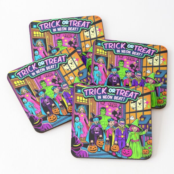 Item preview, Neon Fright Night: Retro Halloween Bash designed and sold by WitchsHatStudio.