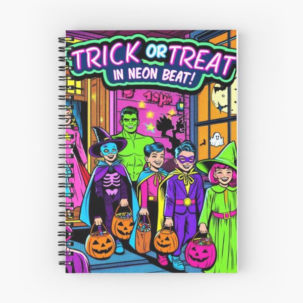 Item preview, Neon Fright Night: Retro Halloween Bash designed and sold by WitchsHatStudio.