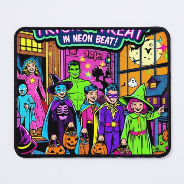 Item preview, Neon Fright Night: Retro Halloween Bash designed and sold by WitchsHatStudio.