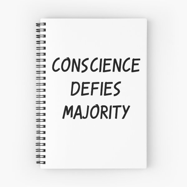 Item preview, Conscience Defies Majority Confidence designed and sold by Living-Present.