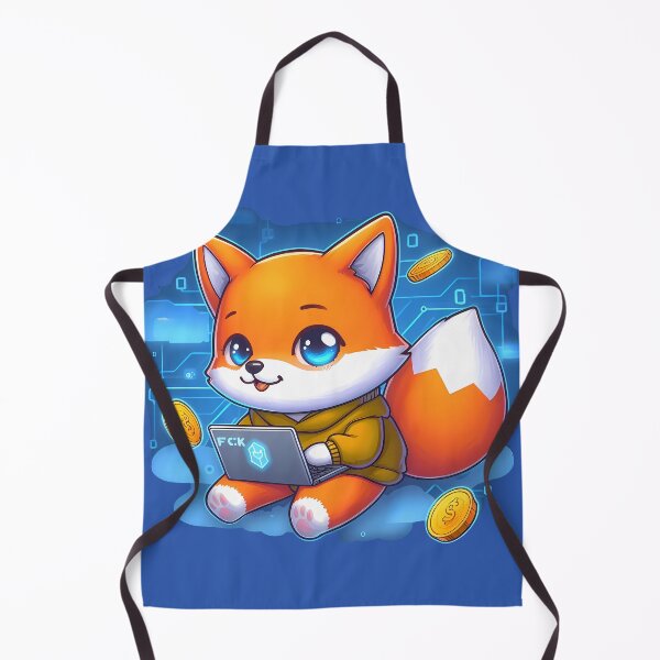 Item preview, a lovely fox with a laptop designed and sold by CTArtder.
