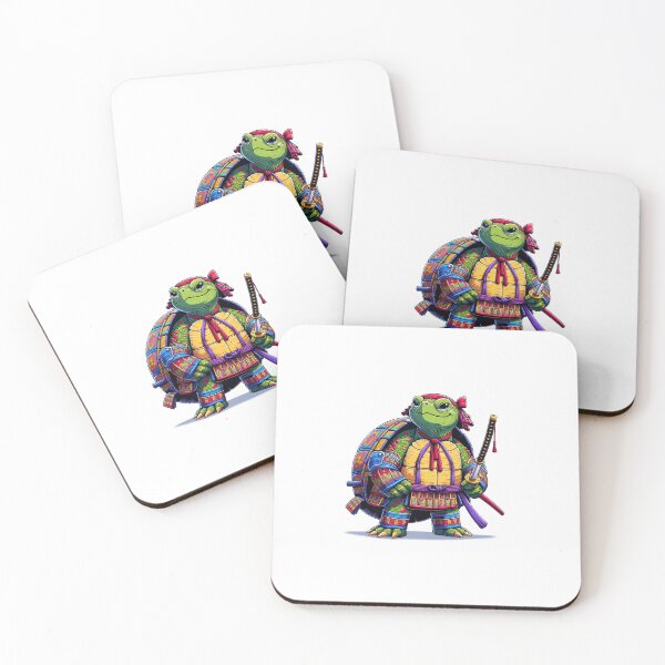 Item preview, Armored Samurai Turtle Illustration designed and sold by Friendly-Space.