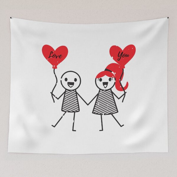 Item preview, Valentines Couple Love Funny Balloons designed and sold by BAZART-CREATION.