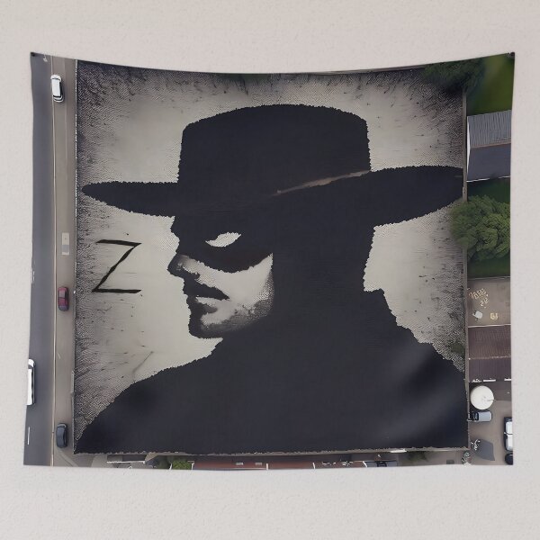 Item preview, Zorro's Shadowed Legacy designed and sold by AI-Only Creations.
