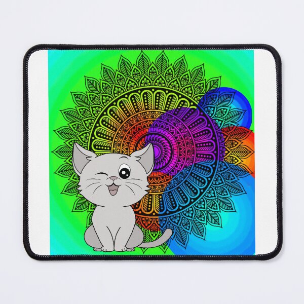 Item preview, cat mandala designed and sold by mamta-art.