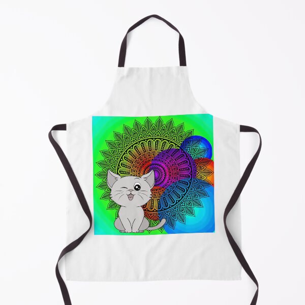 Item preview, cat mandala designed and sold by mamta-art.