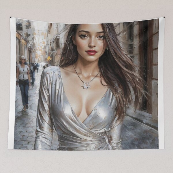 Item preview, Urban Elegance: Silver Threads in an Old Town Tapestry designed and sold by creative-cub.