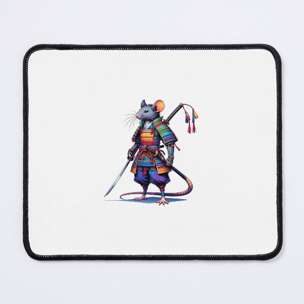 Item preview, Samurai Mouse Warrior Illustration designed and sold by Friendly-Space.
