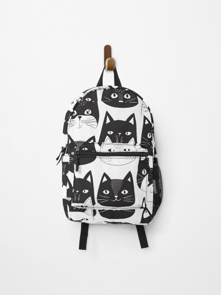 Thumbnail 1 of 3, Backpack, Meows seamless pattern designed and sold by Ryslissa.