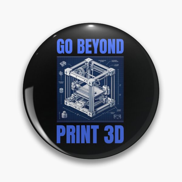 Item preview, Go Beyond Print 3D - 3D Printing designed and sold by BadAttitudeTees.