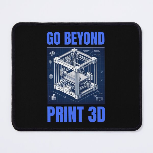 Item preview, Go Beyond Print 3D - 3D Printing designed and sold by BadAttitudeTees.