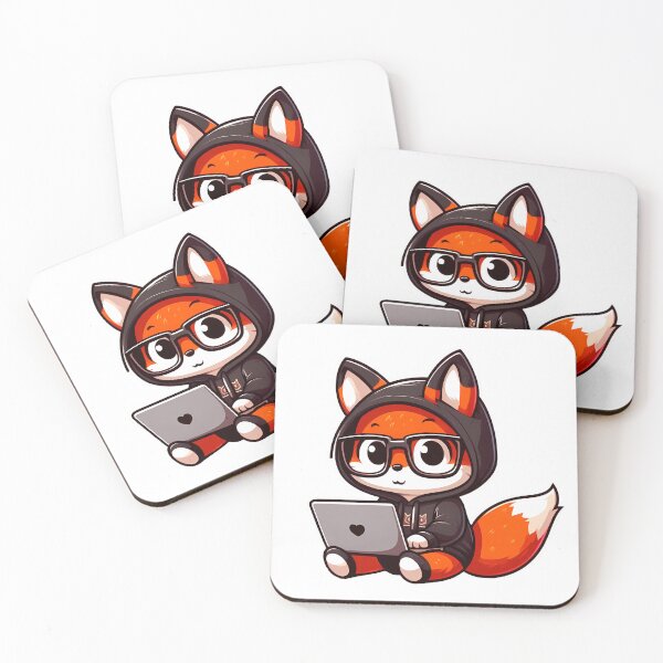 Item preview, a nerdy fox wearing glasses designed and sold by CTArtder.