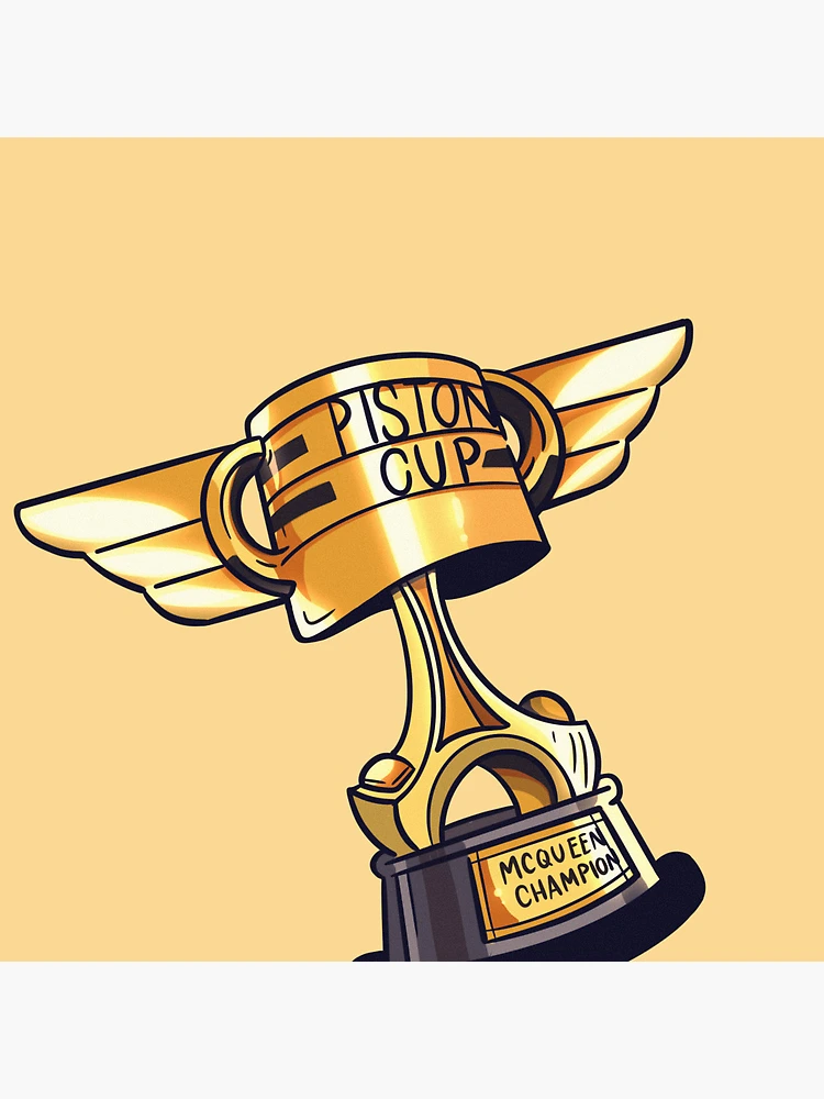 Chapa con la obra «Copa Piston Cars» de Ruben-Maldonado Redbubble