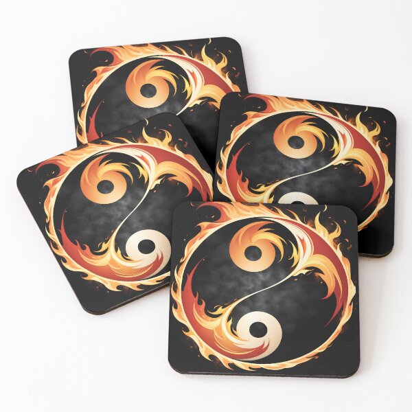 Item preview, Burning yin and yang symbol designed and sold by Sopilka.