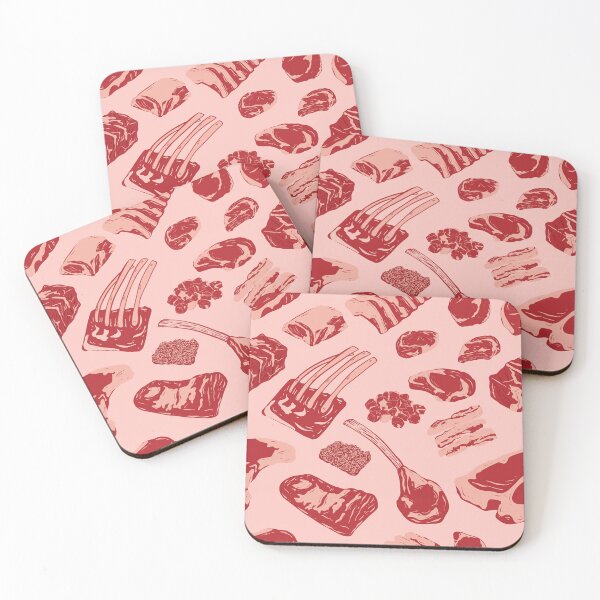 Item preview, Meat Butcher Surface Pattern designed and sold by HowreSketch.