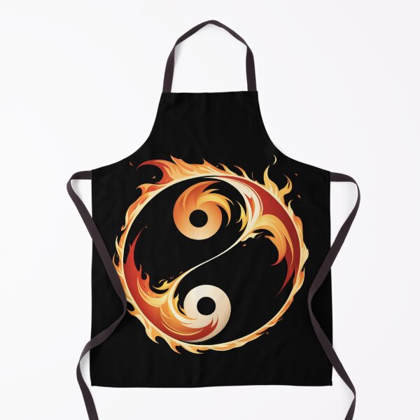 Artikelvorschau, Brennendes Yin- und Yang-Symbol entworfen und verkauft von Sopilka.