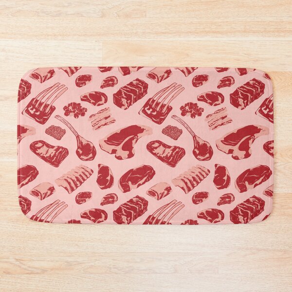 Item preview, Meat Butcher Surface Pattern designed and sold by HowreSketch.