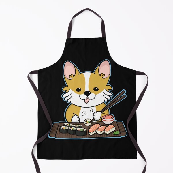 Item preview, Cute Corgi Sushi designed and sold by DrawsCutePaws.
