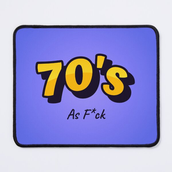 Item preview, Blue 70's AF logo design designed and sold by GenXaf.