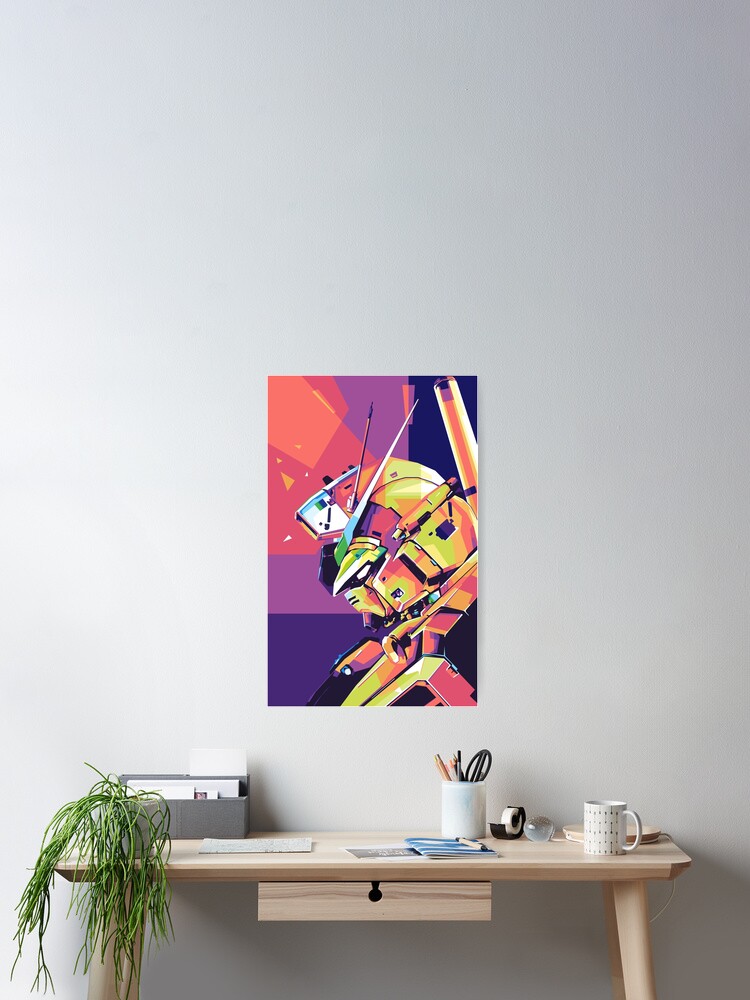 Gundam rx-78-2 pop art portarit