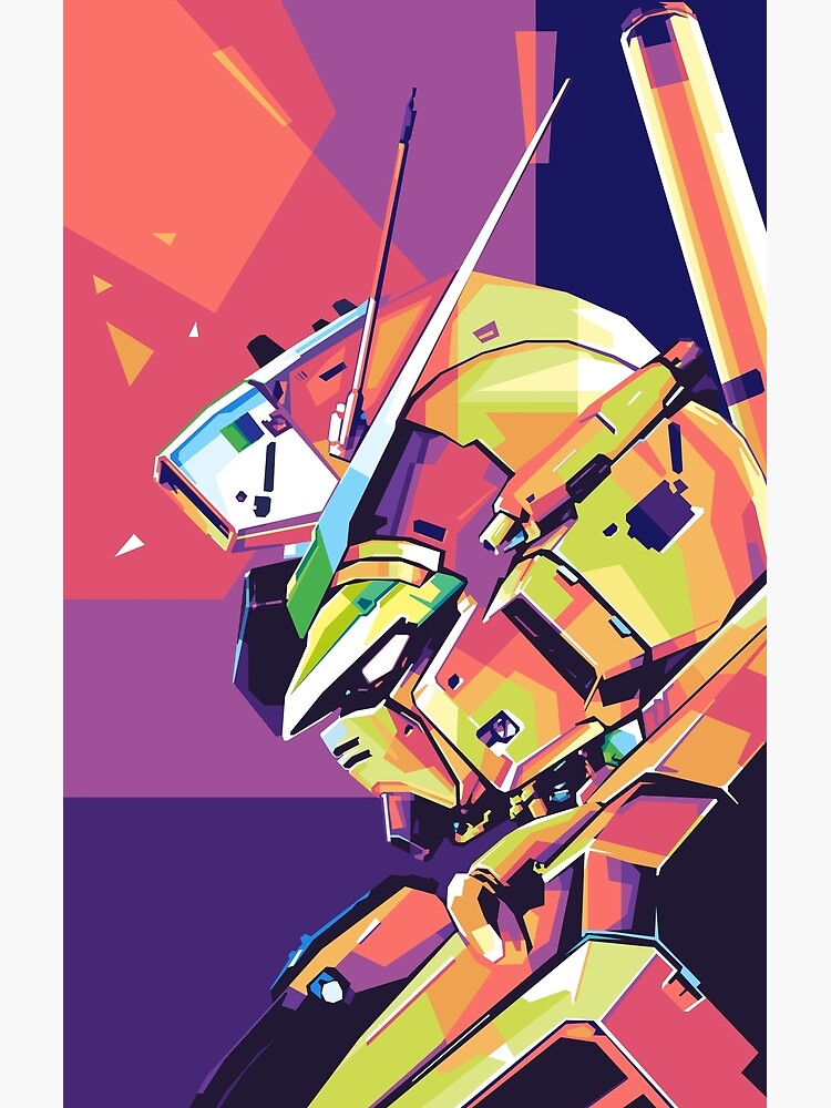 Gundam rx-78-2 pop art portarit
