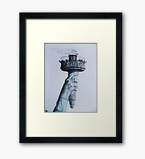 Extinguished Liberty Framed Print